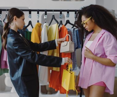 two women shopping
