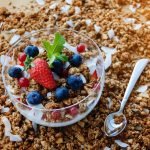 bowl of oats and fruit