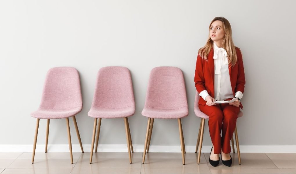 woman wearing a suit-job interview tips