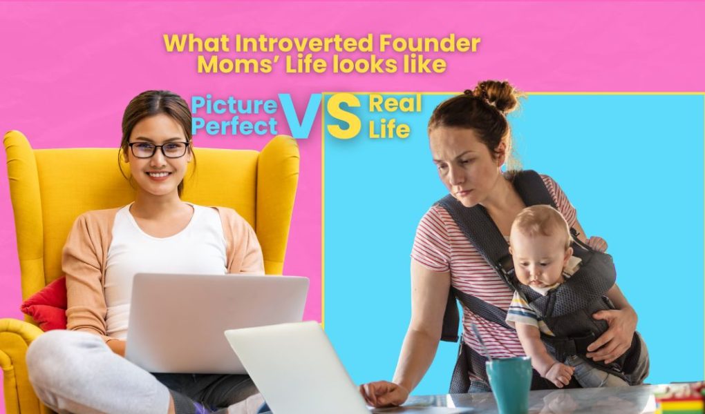 Two women, a child and working - Introverted mom founder balance