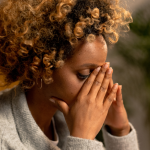 A woman experiencing entrepreneur loneliness.